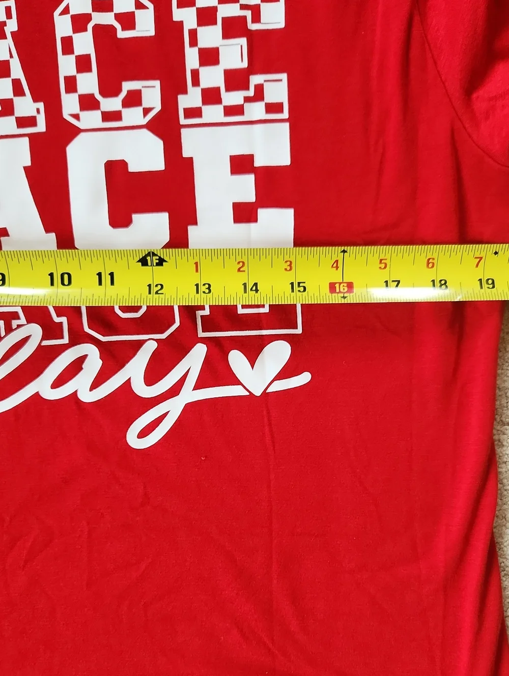 Racing Shirt for Women Checkered Flag Graphic Raceday Outfit Race  - Large